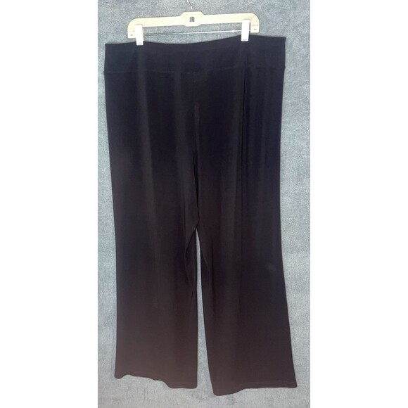 Lane Bryant Womens Dress Pants 16 Black Wide Leg Corp Office Career Preppy - Picture 9 of 9